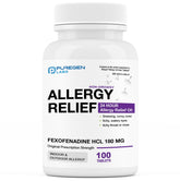 Puregen Labs Fexofenadine 180mg 24-Hour Non-Drowsy Allergy Relief (100 Ct)