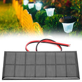 2-Pack Mini DC3.5V 250mA Solar Panel Charger with Cable