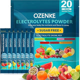 Zero Sugar Electrolyte Powder Sticks | Rapid Hydration Drink Mix (20 Packets)