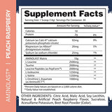 Gaspari Nutrition Amino Last BCAA Recovery Powder Peach Raspberry 30 Servings