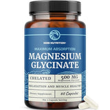 Nobi Nutrition Magnesium Glycinate 500mg - Chelated for Sleep, Heart & Bone Health