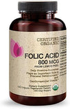 FutureBiotics Folic Acid 800mcg - 120 Organic Vegetarian Tablets