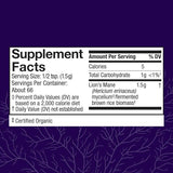 Host Defense Lion's Mane Mushroom Mycelium Powder for Mental Clarity & Focus, 100g