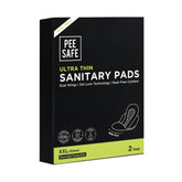 Pee Safe Ultra Thin XXL Sanitary Pads for Women - Rash-Free, Cottony Soft with Wings