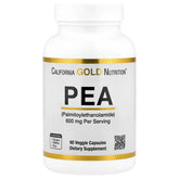 California Gold Nutrition PEA (Palmitoylethanolamide), 300 mg, 90 Veggie Capsules
