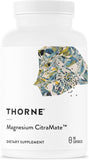 Thorne Magnesium Citramate Magnesium Supplement With Citrate Malate Support Heart Skeletal Muscles Cardiac Lung Function And Bone Density Gluten Free Dairy Free Soy Free 90 Capsules