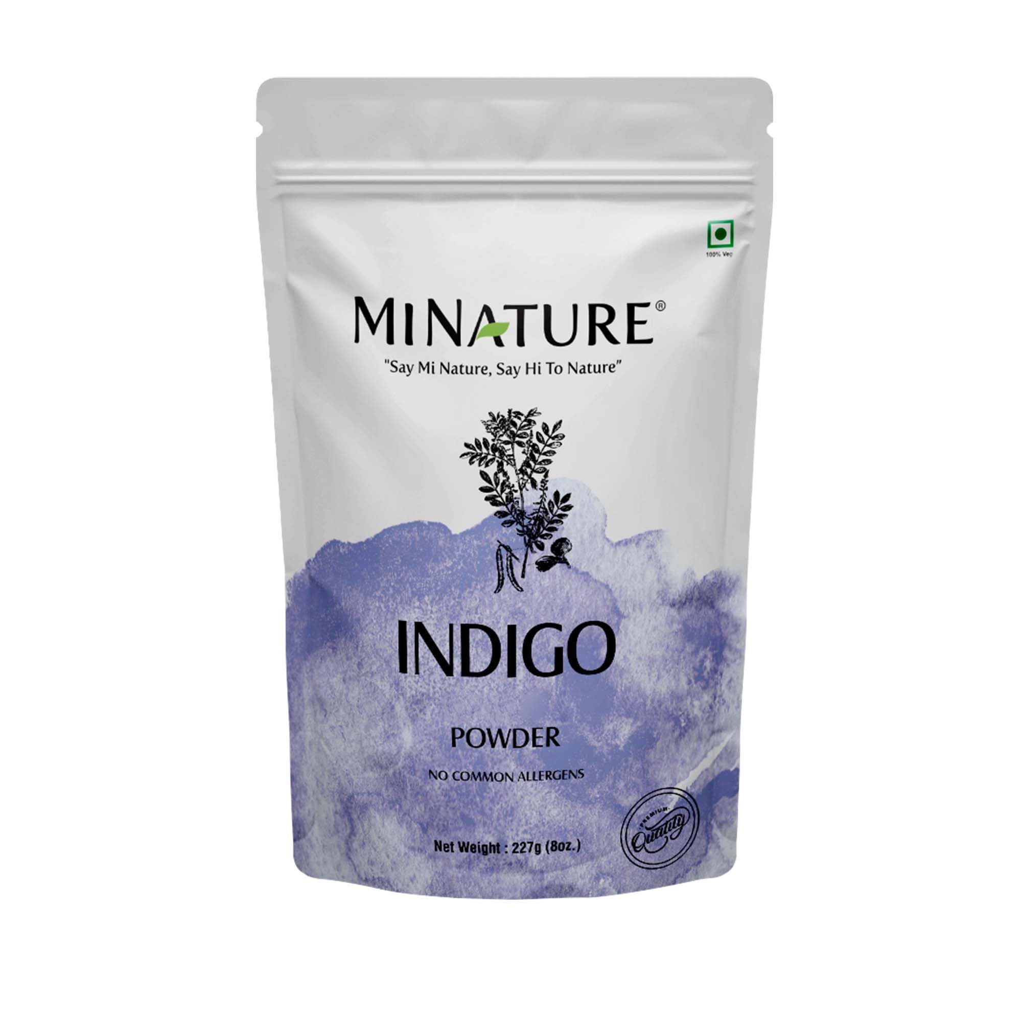mi nature 100% Organic Indigo Hair Powder - Natural Colorant