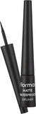 Flormar Matte Waterproof Dipliner Eyeliner - Black, 24H