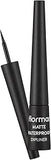 Flormar Matte Waterproof Dipliner Black - Intense Black, All-Day Wear