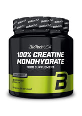 BioTechUSA 100% Creatine Monohydrate - Pharmaceutical Grade Powder, Unflavored, 300g