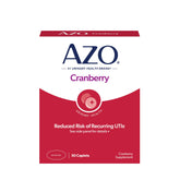 AZO Urinary Tract Health Cranberry Caplets - 50 Count | Fast Urinary Support