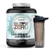Laperva ISO TRIPLE ZERO Whey Protein Isolate with Shaker - 28g Protein, Zero Carbs & Sugar | Unflavored