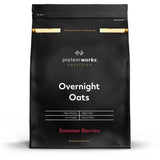 Protein Works Summer Berries Overnight Oats | High Protein Breakfast | 500g