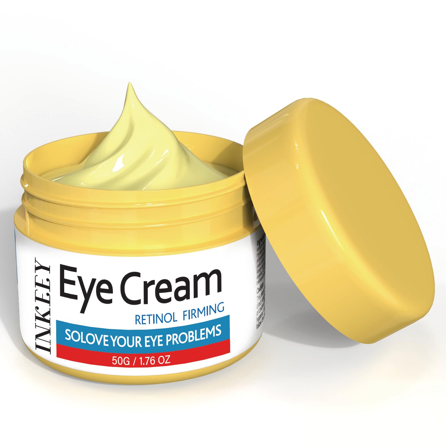Retinol Eye Cream for Puffiness & Bowls, Caffeine & Retinol Eye Cream with Wrinkle Reduction, 1.76oz