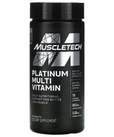 MuscleTech Platinum Multivitamin Unflavored, 90 Capsules