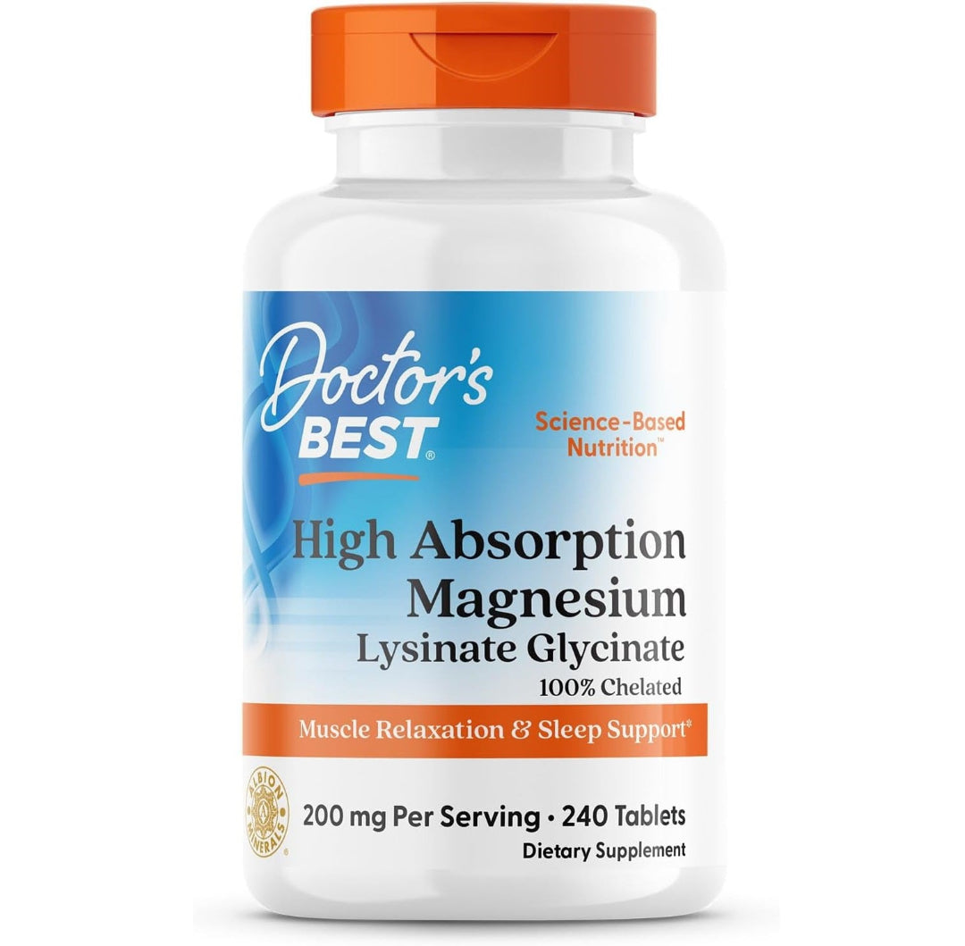 مُكمل غذائي ماغنيسيوم من دكتورز بيست، للامتصاص العالي