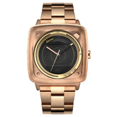 Ladies Quartz Watch - Water Resistant 30m with Large Dial & Minimalist Design