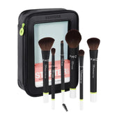 Sephora Favorites The Starter Brush Set - 3 Face Brushes & 3 Eye Brushes with Makeup Bag