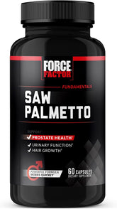 Force Factor Fundamentals Saw Palmetto for Prostate & Hair, 60 Capsules