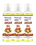 100% Pure Argan Oil Moisturizing 118ml Nourishing Hair Care Oil Pack of 3