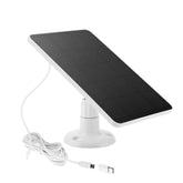 Ring Camera Solar Power Accessory - 5V 4W Solar Charger with 10FT Cable for Spotlight Cam