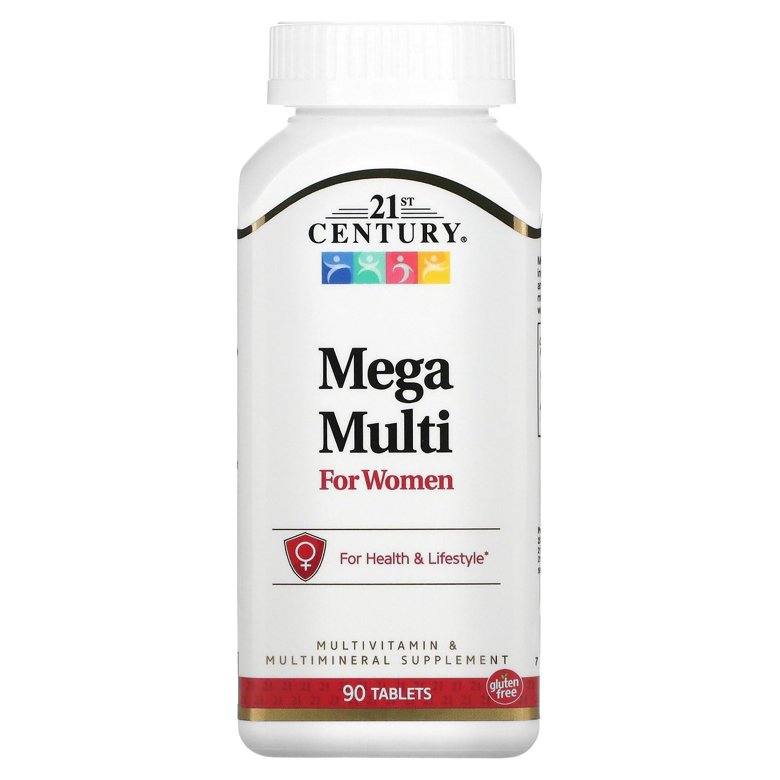 21st Century Mega Multi for Women - Women's Daily Multivitamin, 90 Tablets