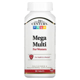 21st Century Mega Multi for Women - Women's Daily Multivitamin, 90 Tablets