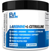 EVLution Nutrition L-Arginine + L-Citrulline Powder | Nitric Oxide & Endurance Support (75 Servings)