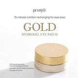 Petitfee, Gold Hydrogel Eye Patch, 60 Patches