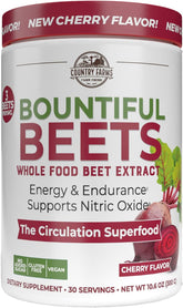 Country Farms, Bountiful Beets, Whole Food Beet Extract, Cherry, 10.6 oz (300 g)