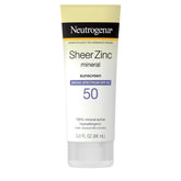 Neutrogena Sheer Zinc Oxide Dry-Touch Sunscreen Lotion SPF 50 - 3 fl. oz (Pack of 3)