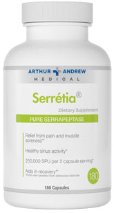 Arthur Andrew Medical Serretia Serrapeptase 500mg Capsules - 180 Count