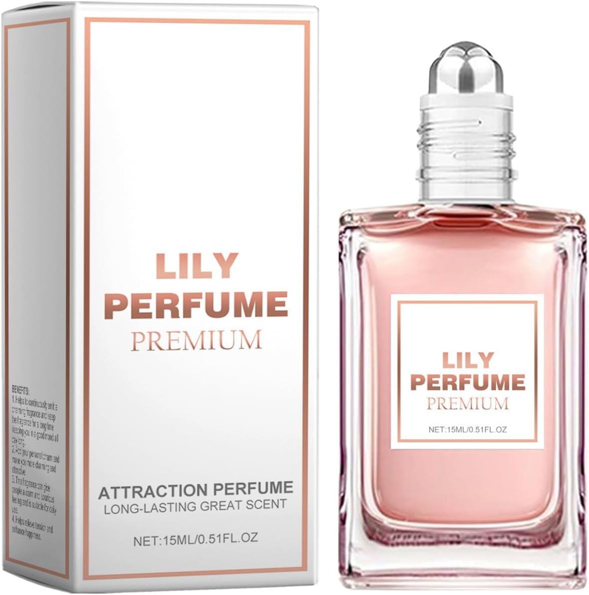 Goyazan Lily Premium Pheromone Perfume Oil for Women - Long-Lasting Floral Fragrance (15ml)