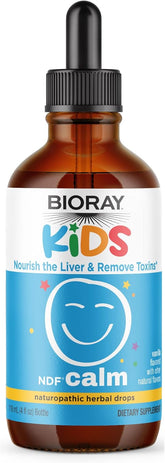 BIORAY Kids NDF Calm - Vanilla Flavor - Liver Support & Detox - 4 fl oz