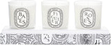 Diptyque Baies & Figuier Scented Candle Gift Set (3 x 70g) - Festive Fragrance Trio