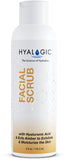 Hyalogic Spa Exfoliating Facial Scrub Cleanser with HA, Amber & Peppermint - 4.58 oz