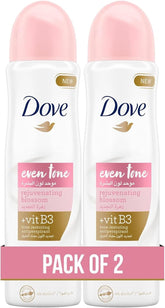 Dove Advanced Care Even Tone Antiperspirant 48H Protection 2-Pack