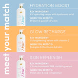 Dove Glow Recharge Body Wash with Vitamin C Serum - Illuminates & Exfoliates Skin - 18.5 Fl Oz