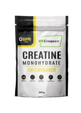 Creapure Creatine Monohydrate - 300g Unflavored Powder for Strength & Performance