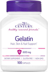 21st Century Gelatin Capsules - 600mg, 100 Count