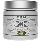 Z&M HARDCORE BCAA Green Apple - Branched Chain Amino Acids for Muscle Recovery and Performance