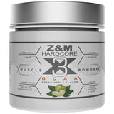 Z&M HARDCORE BCAA Green Apple - Branched Chain Amino Acids for Muscle Recovery and Performance
