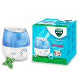 Vicks Mini Cool Mist Ultrasonic Humidifier - 1.8L Tank with Essential Oil Tray (VUL525)
