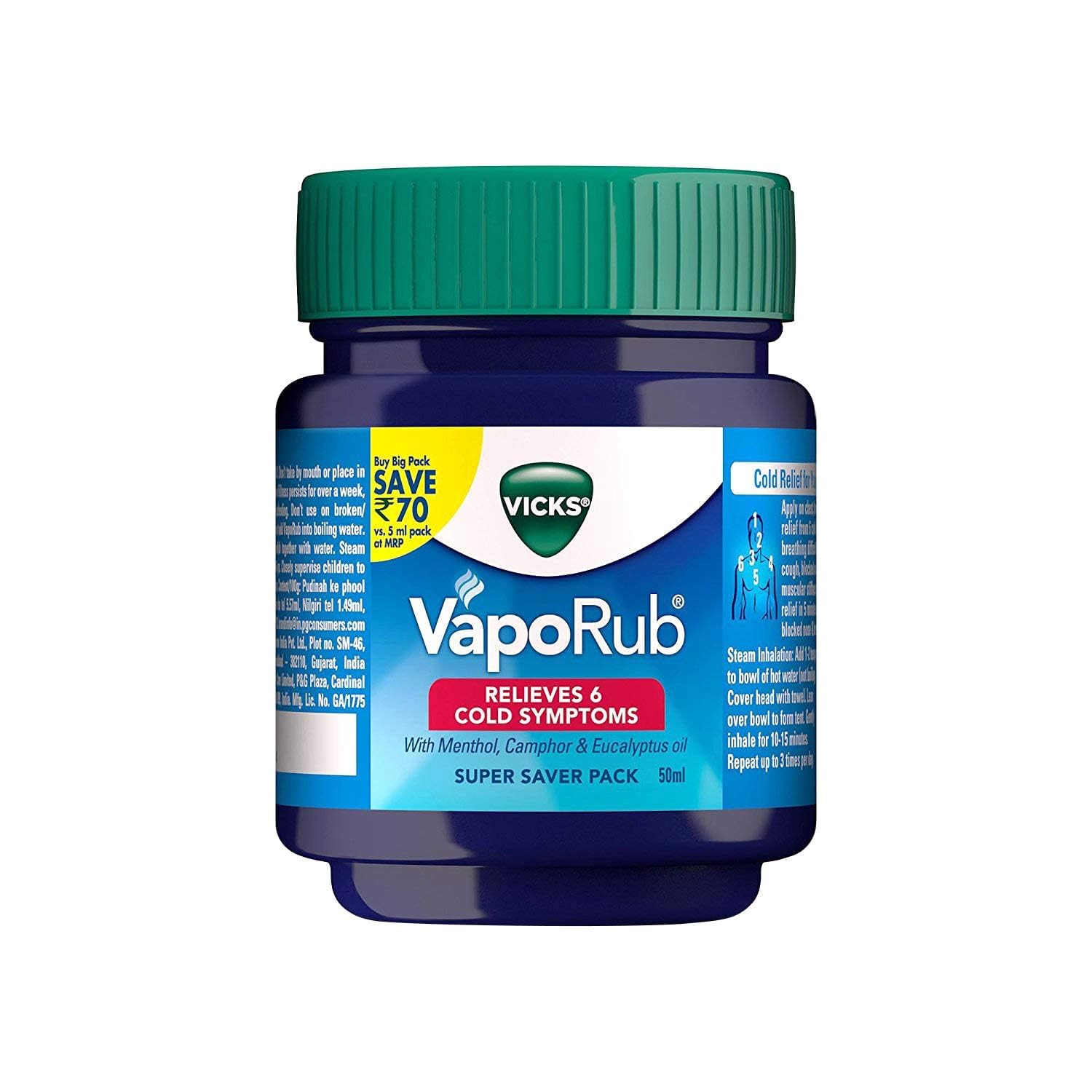 Vicks VapoRub Topical Ointment - Cold & Cough Relief