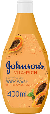 Johnson & Johnson Body Wash - Vita-Rich Smoothing Papaya - 400ml