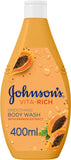 Johnson & Johnson Body Wash - Vita-Rich Smoothing Papaya - 400ml