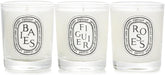 Diptyque Baies & Figuier Scented Candle Gift Set (3 x 70g) - Festive Fragrance Trio