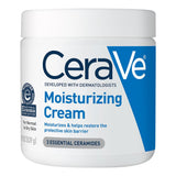 CeraVe Moisturizing Cream for Dry Skin - Body & Face with Hyaluronic Acid & Ceramides - Fragrance Free - 19 Oz