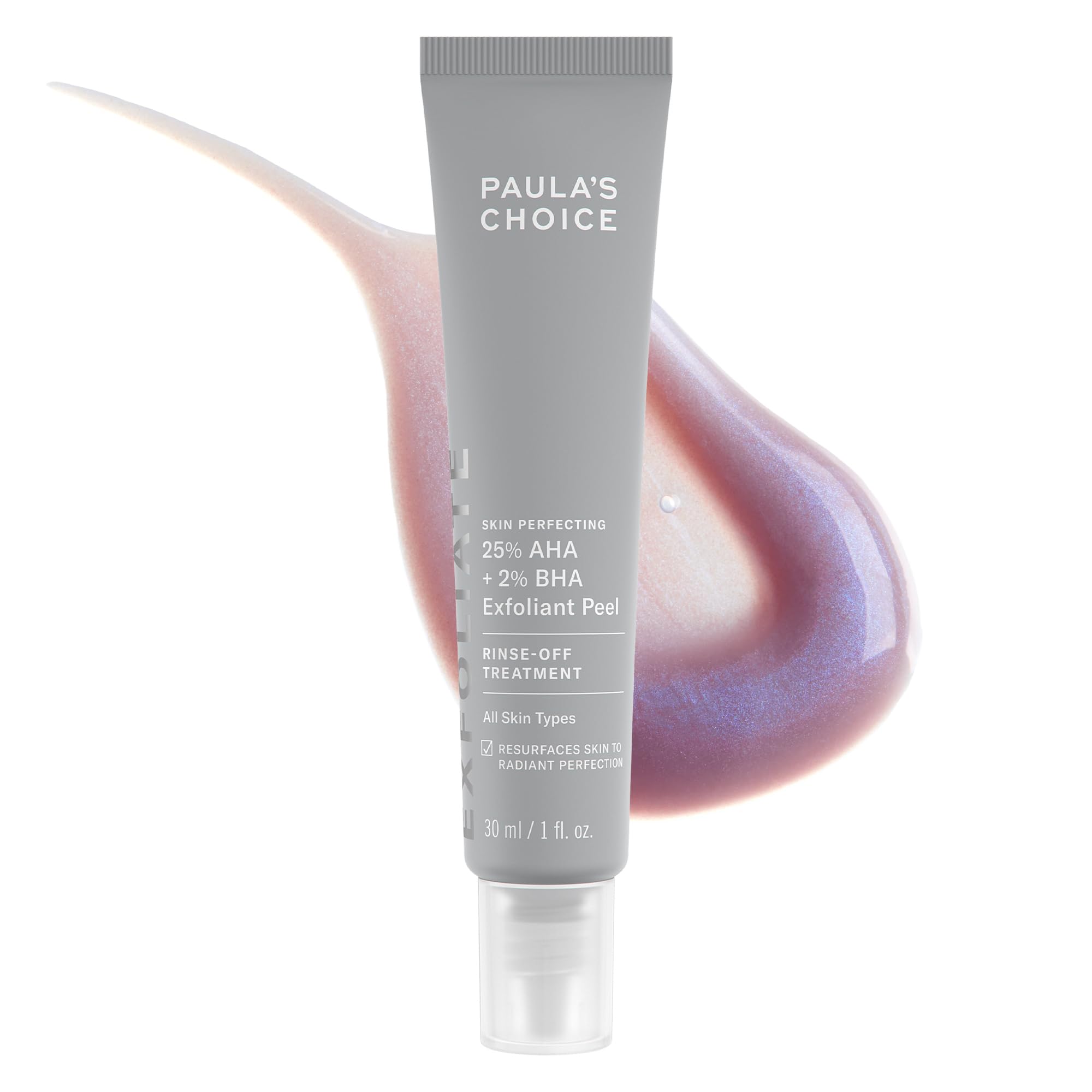 Paula's Choice SKIN PERFECTING 25% AHA + 2% BHA Exfoliant Peel - Fragrance-Free & Paraben-Free (1 Oz)
