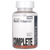 T.RQ Multi-Vitamin Gummy - Natural Strawberry, Orange & Cherry Flavors, 60 Count Dietary Supplement
